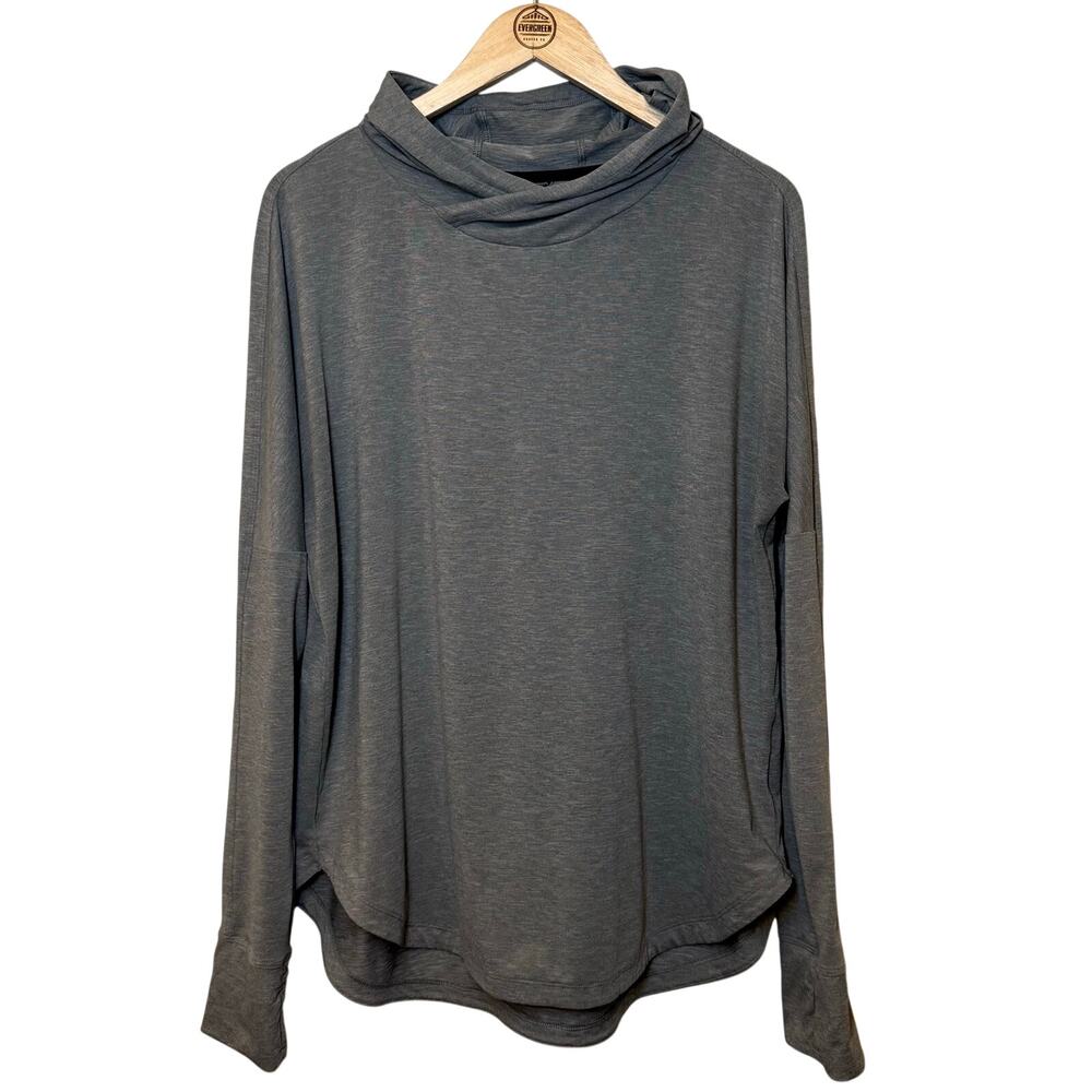 REI Co-Op Sahara Shade Hoodie Hike Run Long Sleeve 50 UPF Gray Women's Plus 1X